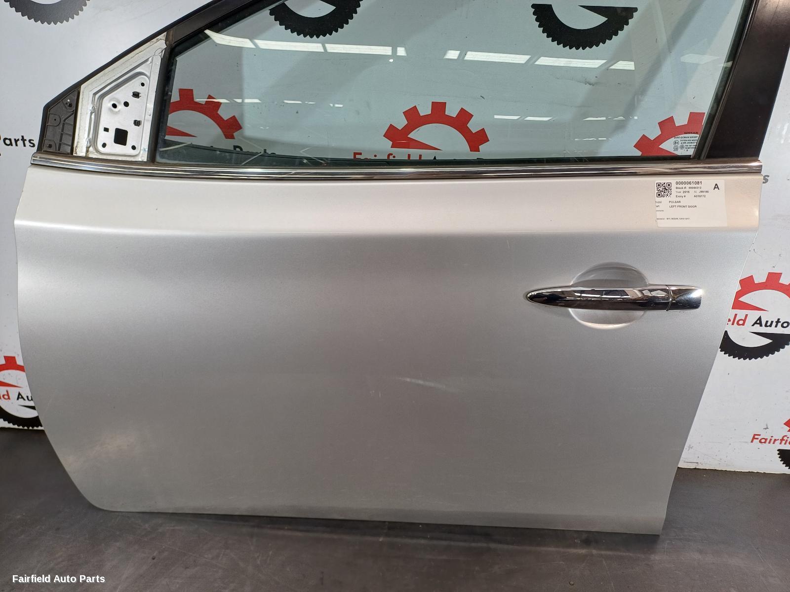 2012-2017 Nissan Pulsar Left Front Door