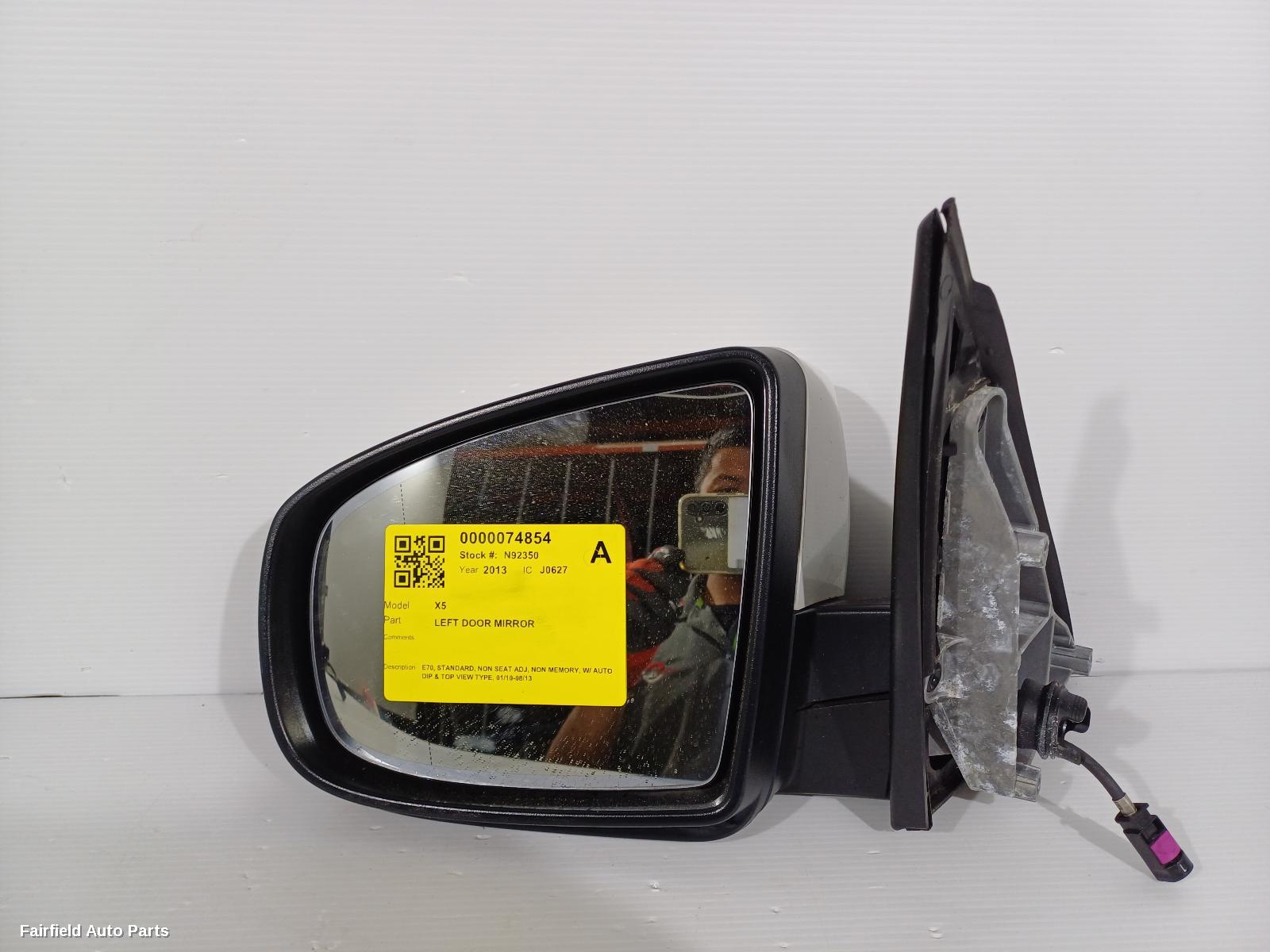 2010-2013 Bmw X5 Left Door Mirror