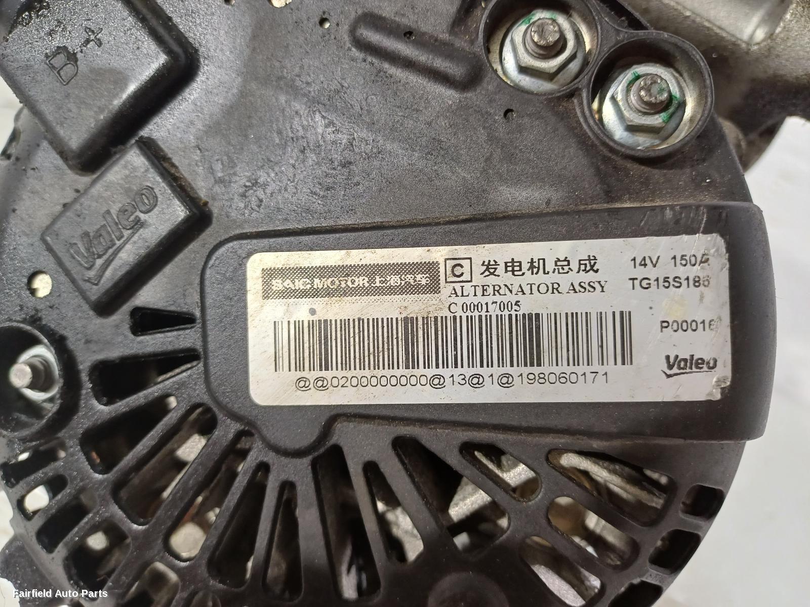 2015-2025 Ldv G10 Alternator