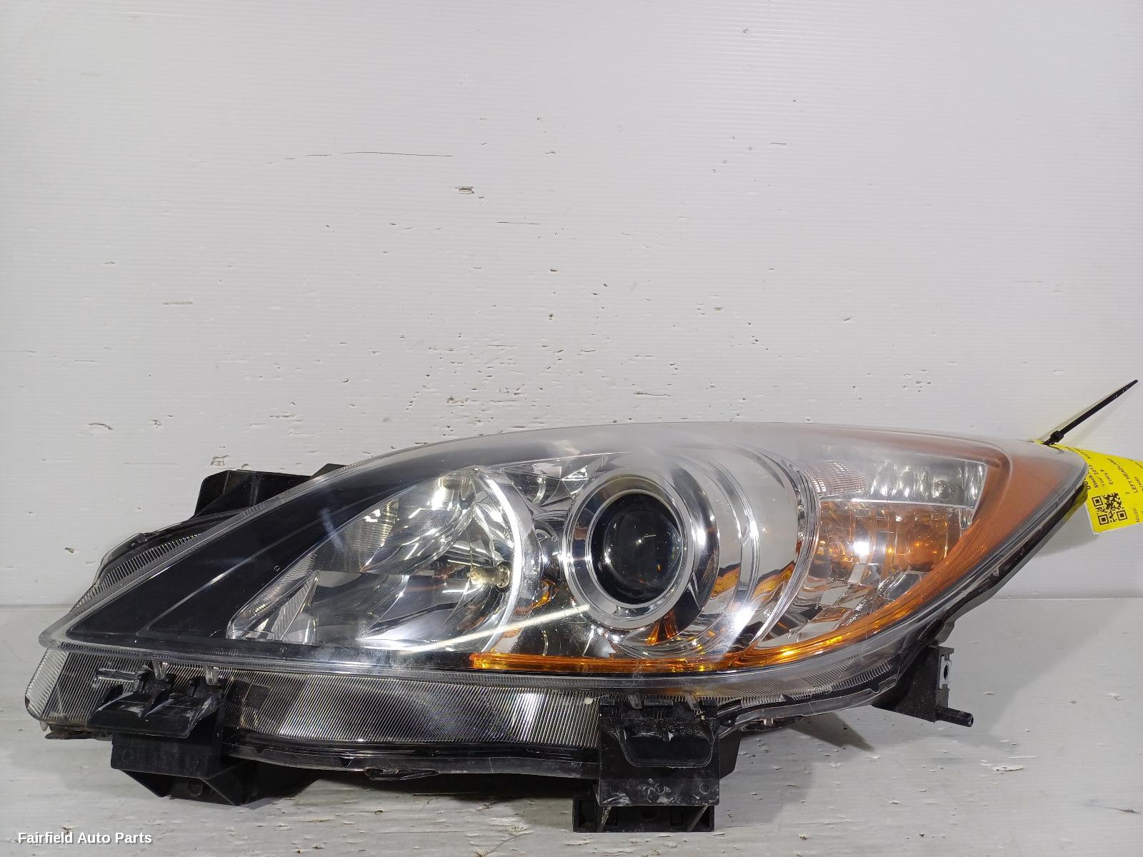2011-2013 Mazda 3 Left Headlamp
