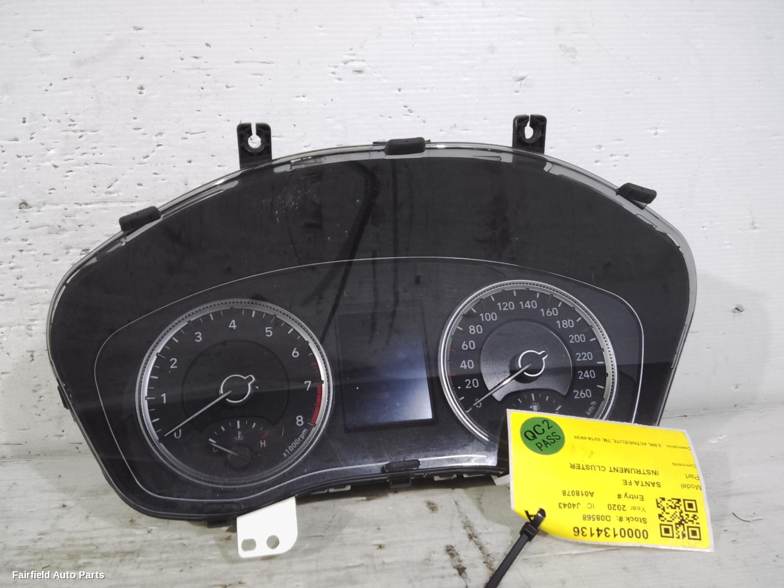 2018-2020 Hyundai Santa Fe Instrument Cluster