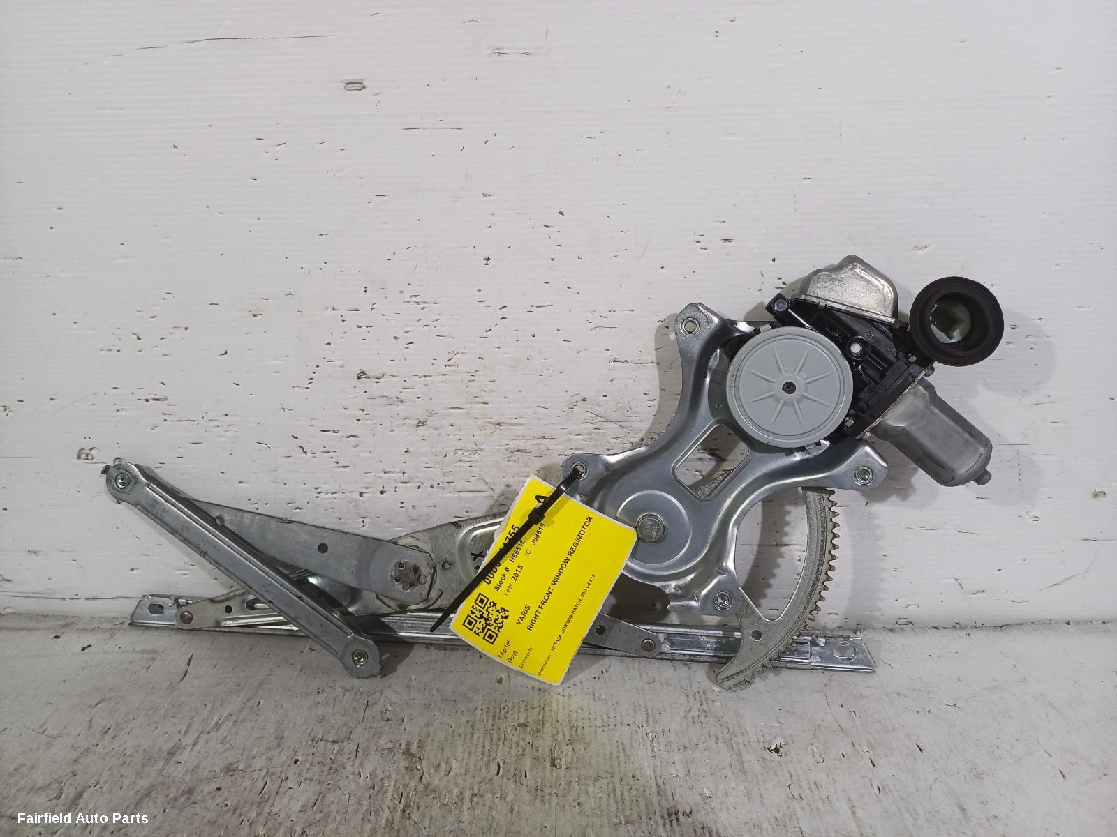 2011-2019 Toyota Yaris Right Front Window Reg Motor