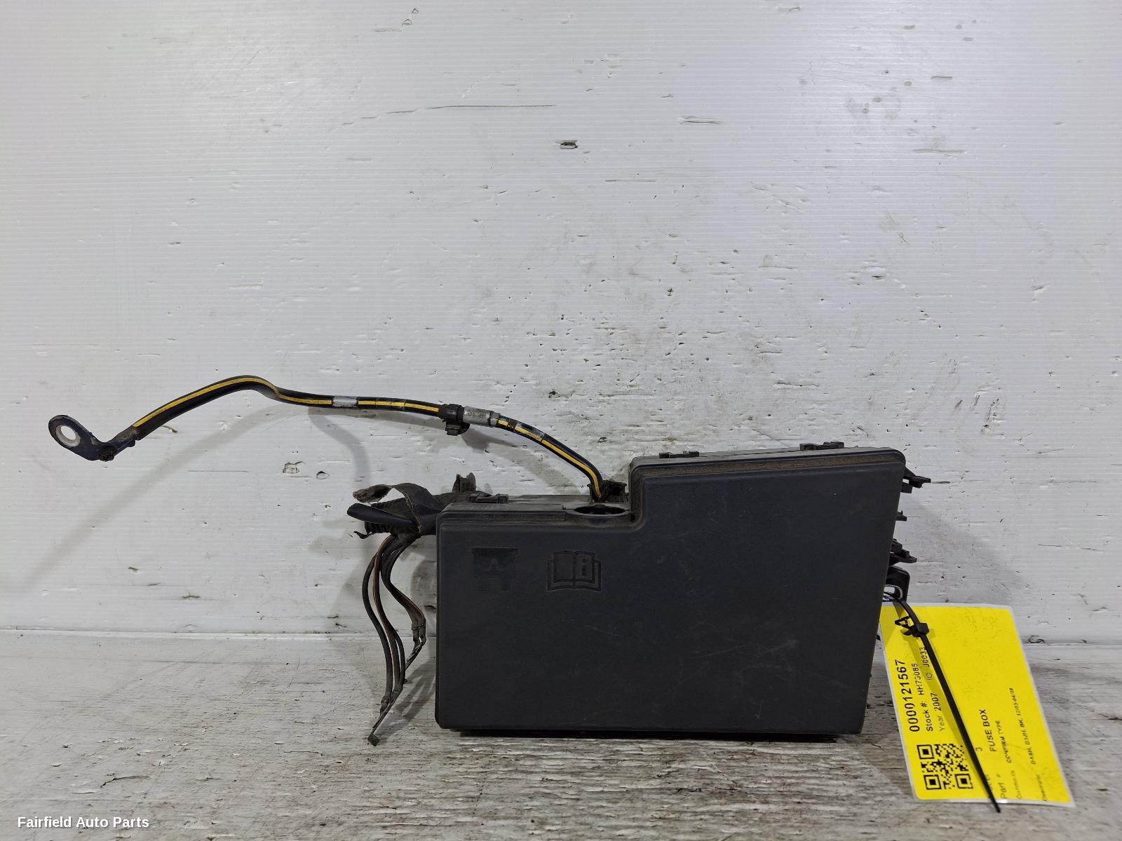 2003-2009 Mazda 3 Fuse Box