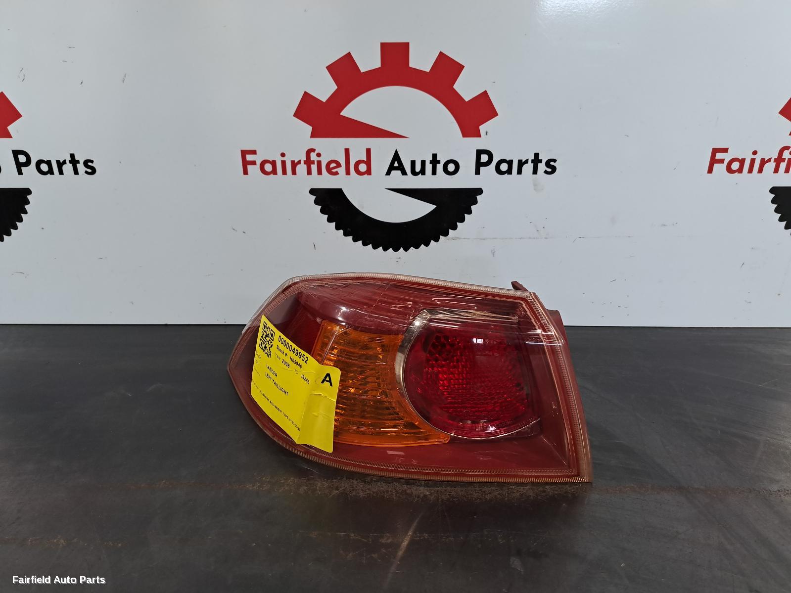 2008 Mitsubishi Lancer Left Taillight
