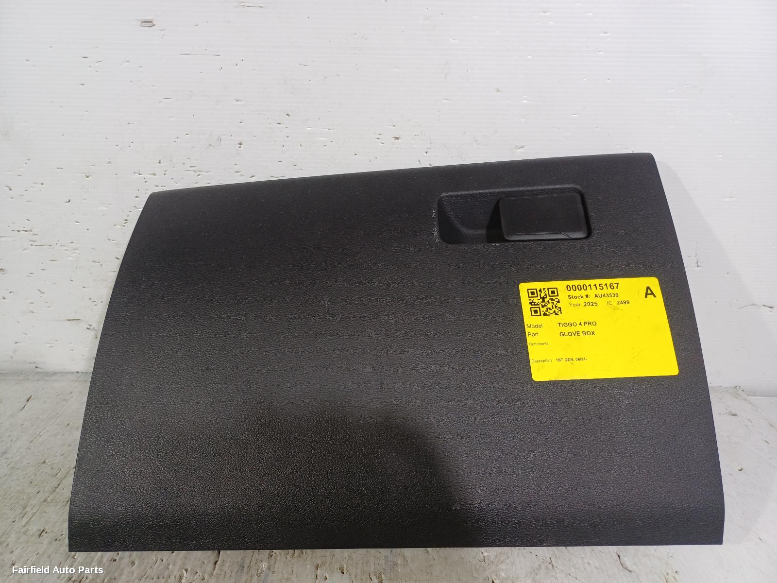 2024-2026 Chery Tiggo 4 Pro Glove Box