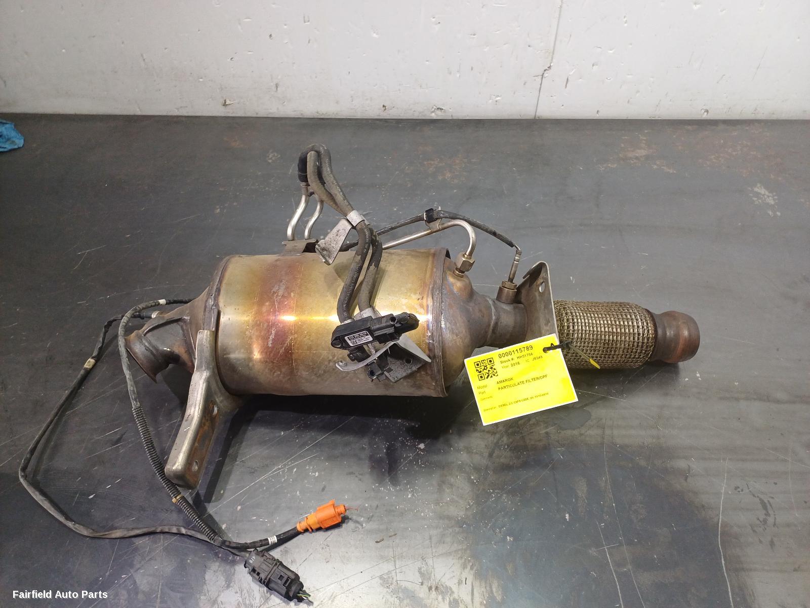 2010-2016 Volkswagen Amarok Particulate Filter Dpf