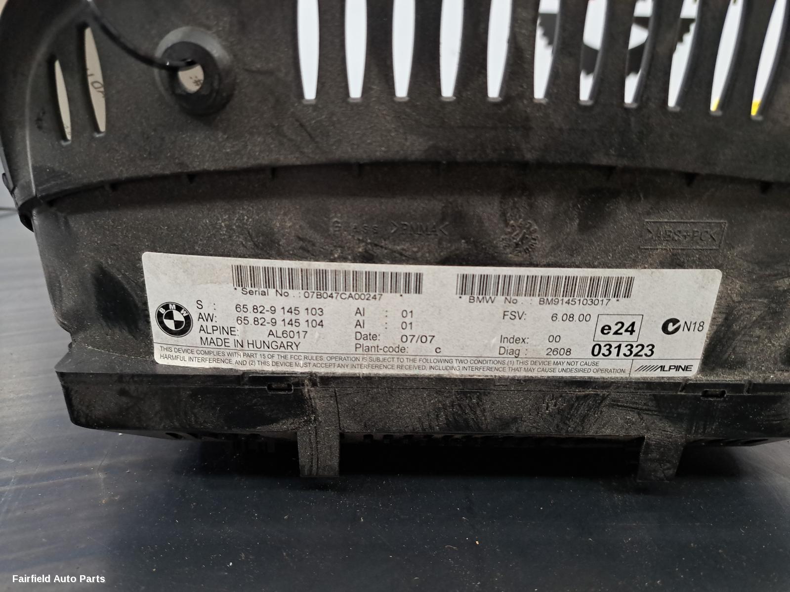 2005-2013 Bmw 3 Series Radio Cd Dvd Sat Tv