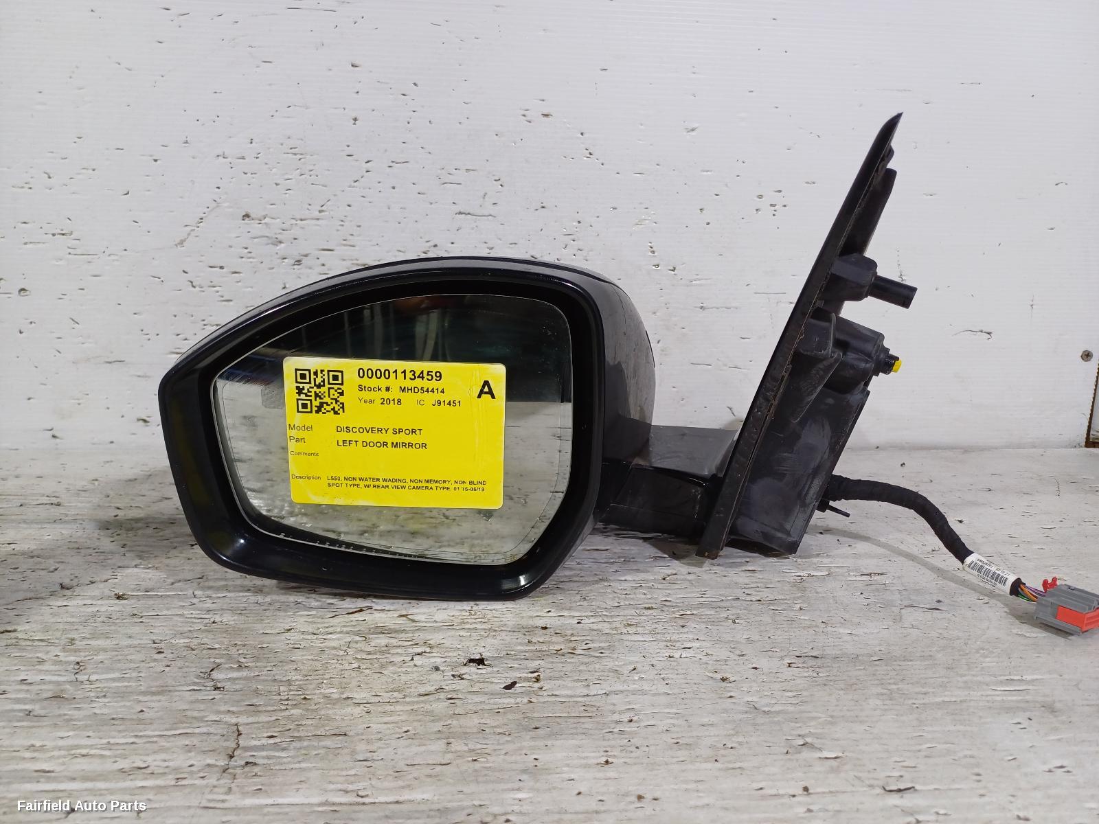 2015-2019 Land Rover Discovery Sport Left Door Mirror