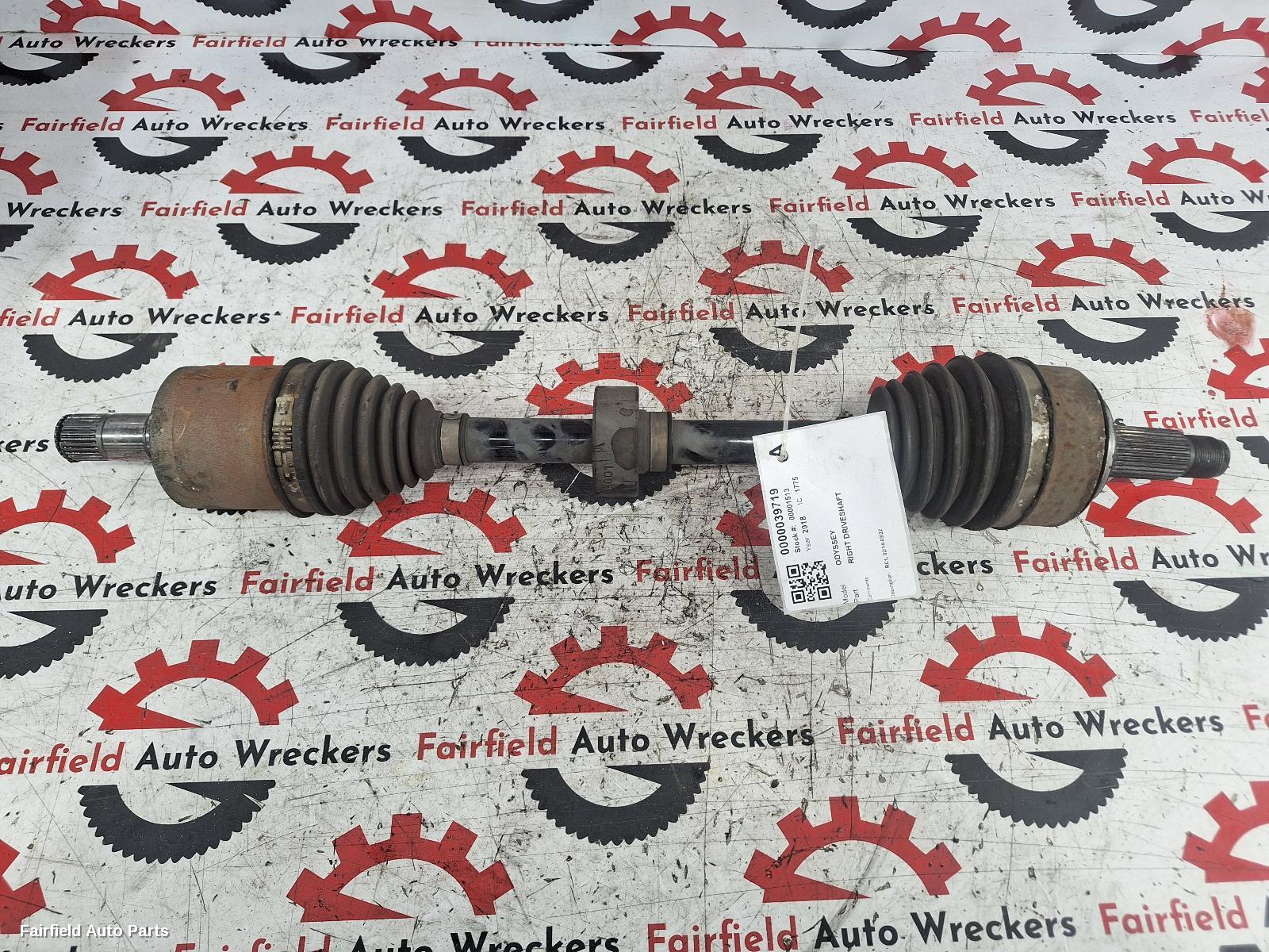 2014-2022 Honda Odyssey Right Driveshaft