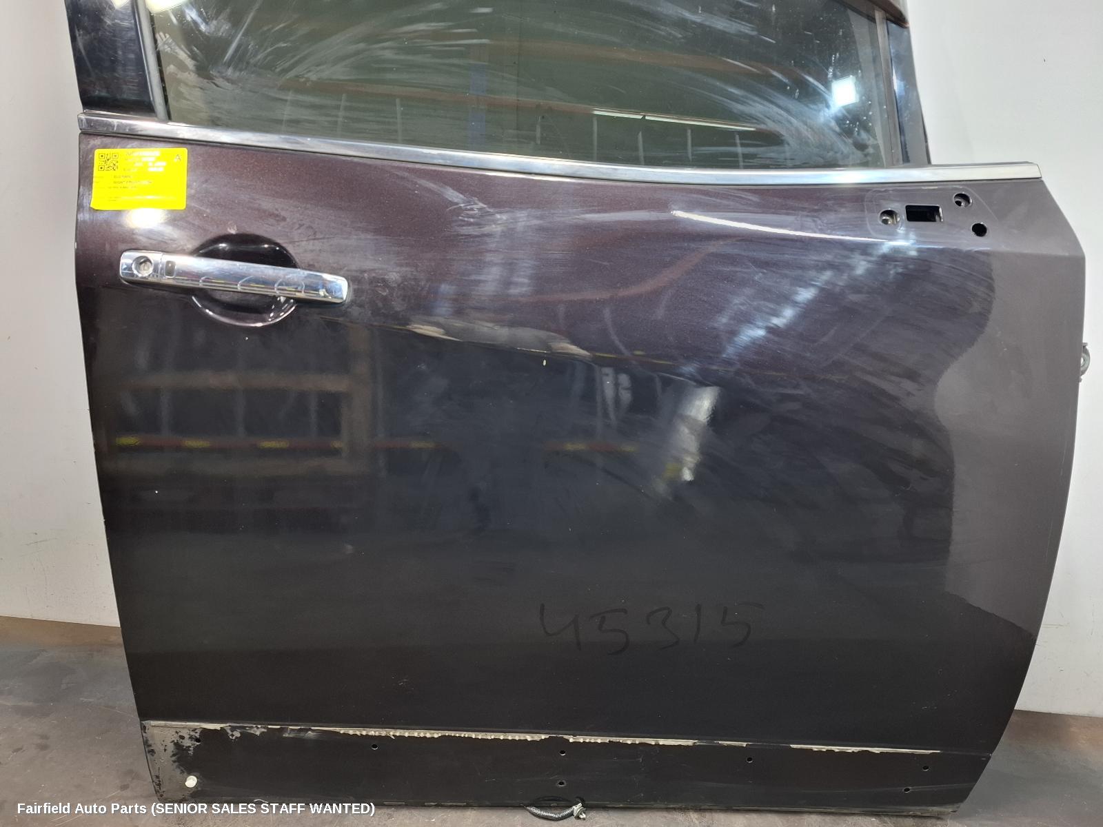 2010-2022 Nissan Elgrand Right Front Door