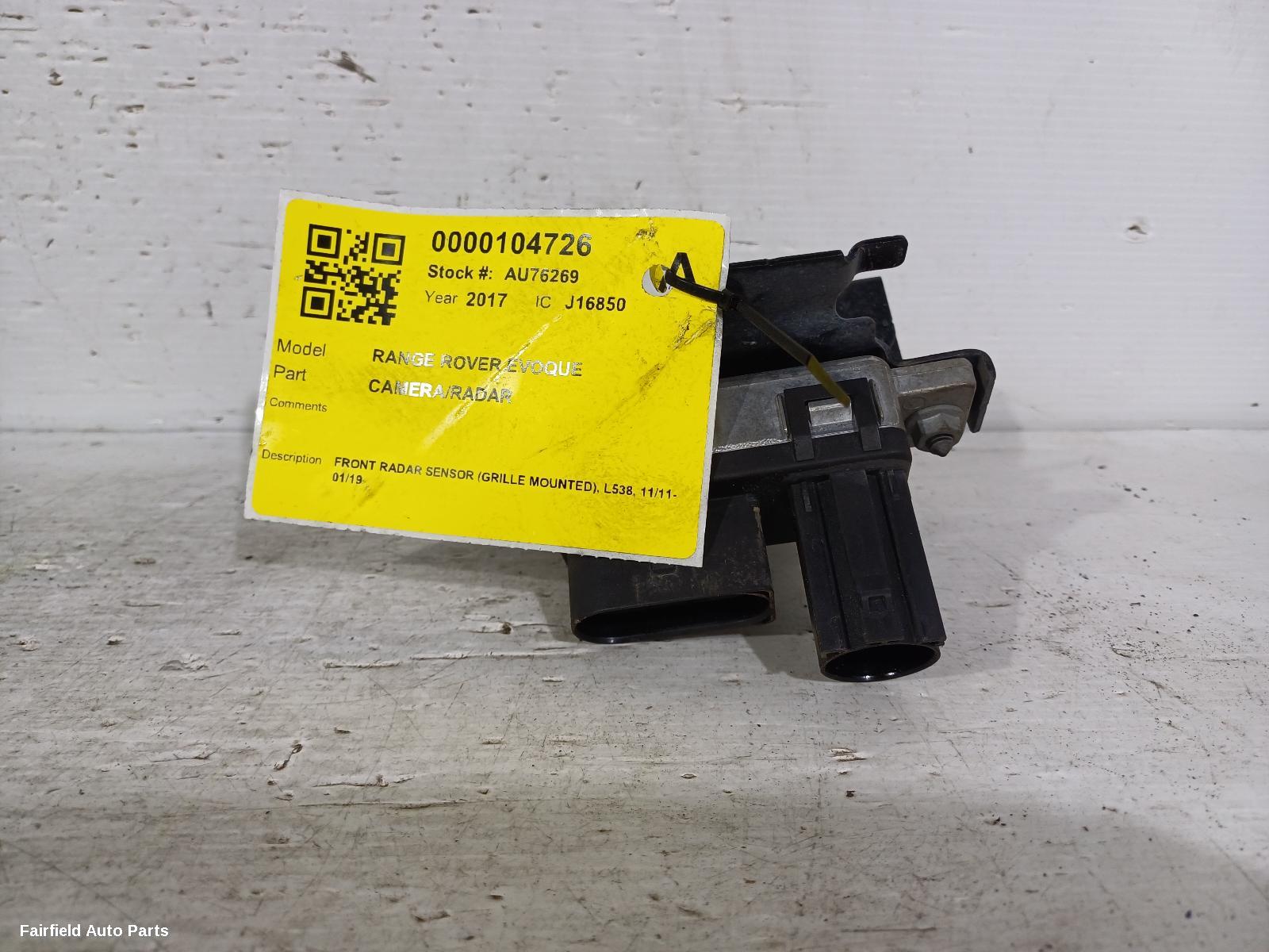 2011-2019 Land Rover Rangerover Evoque Reverse Camera