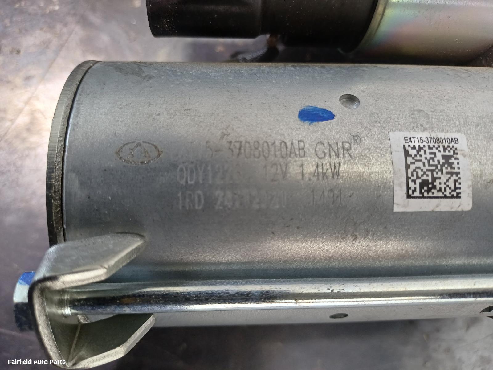 2024-2026 Chery Tiggo 4 Pro Starter