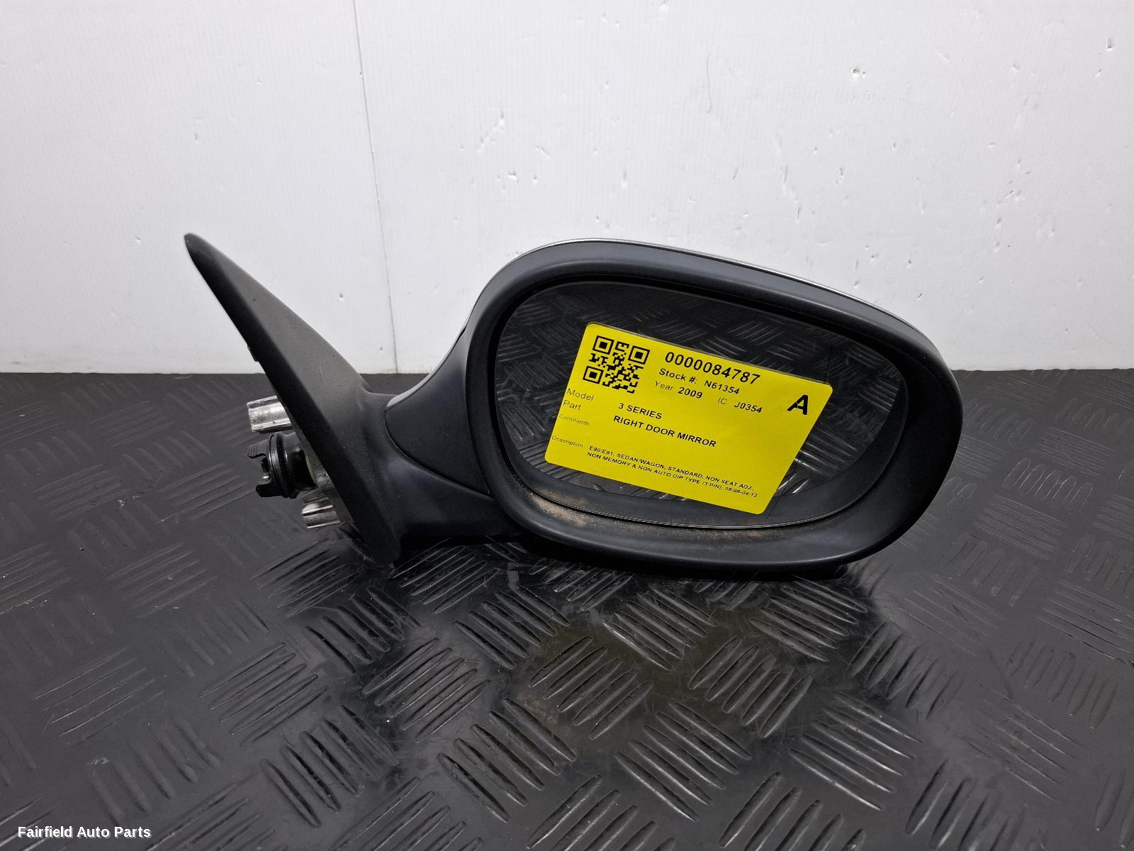 2008-2012 Bmw 3 Series Right Door Mirror