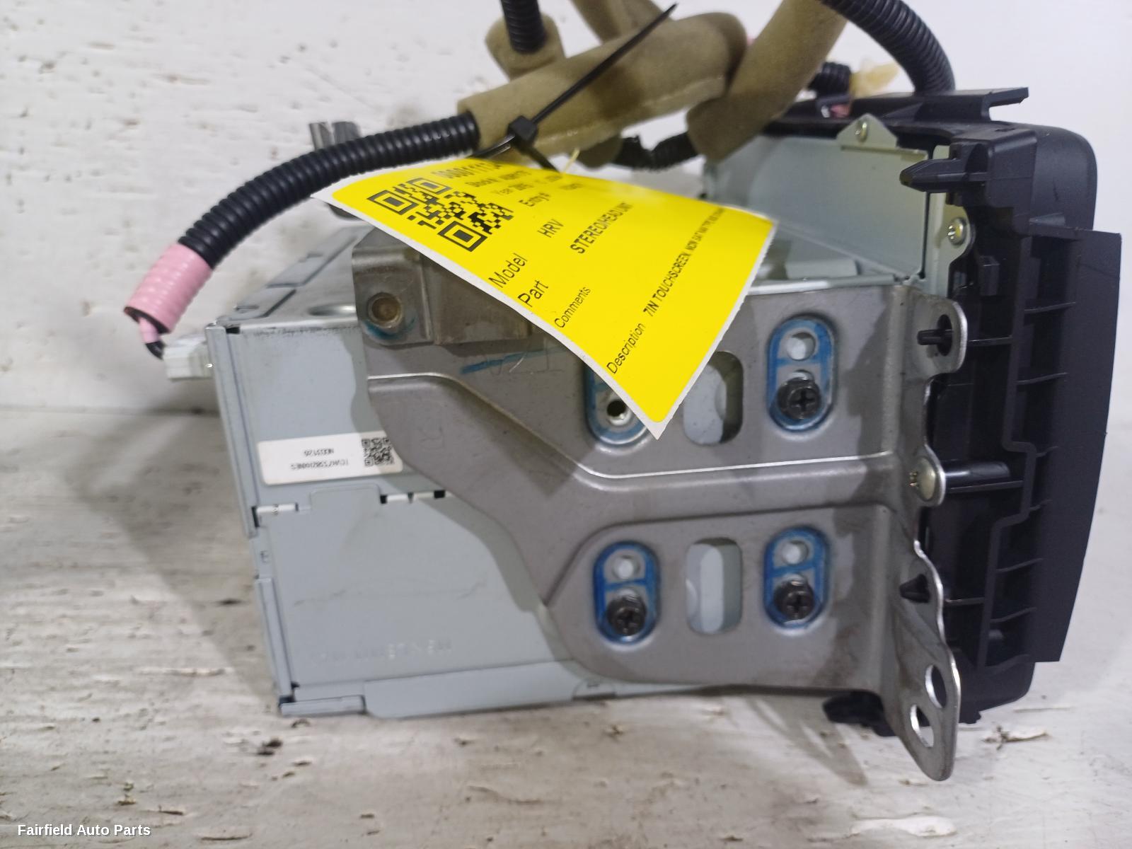 2014-2017 Honda Hrv Radio Cd Dvd Sat Tv