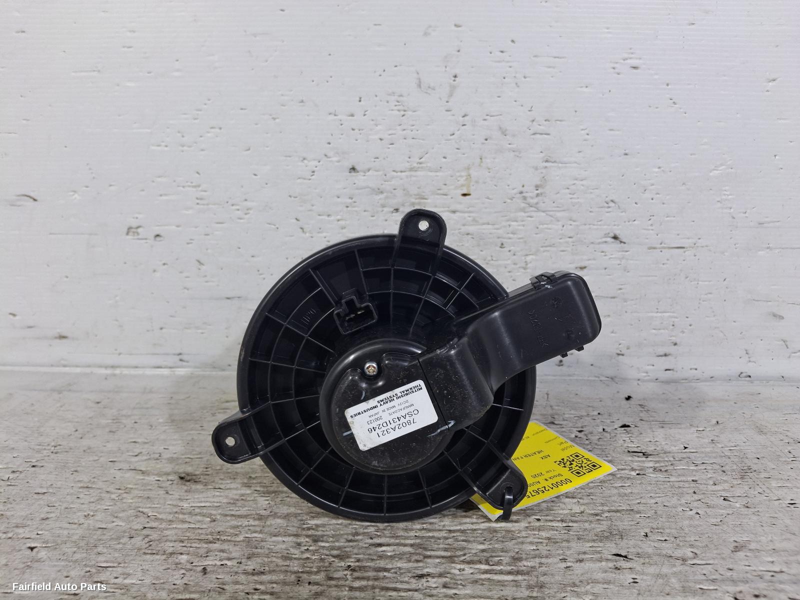 2017-2024 Mitsubishi Asx Heater Fan Motor