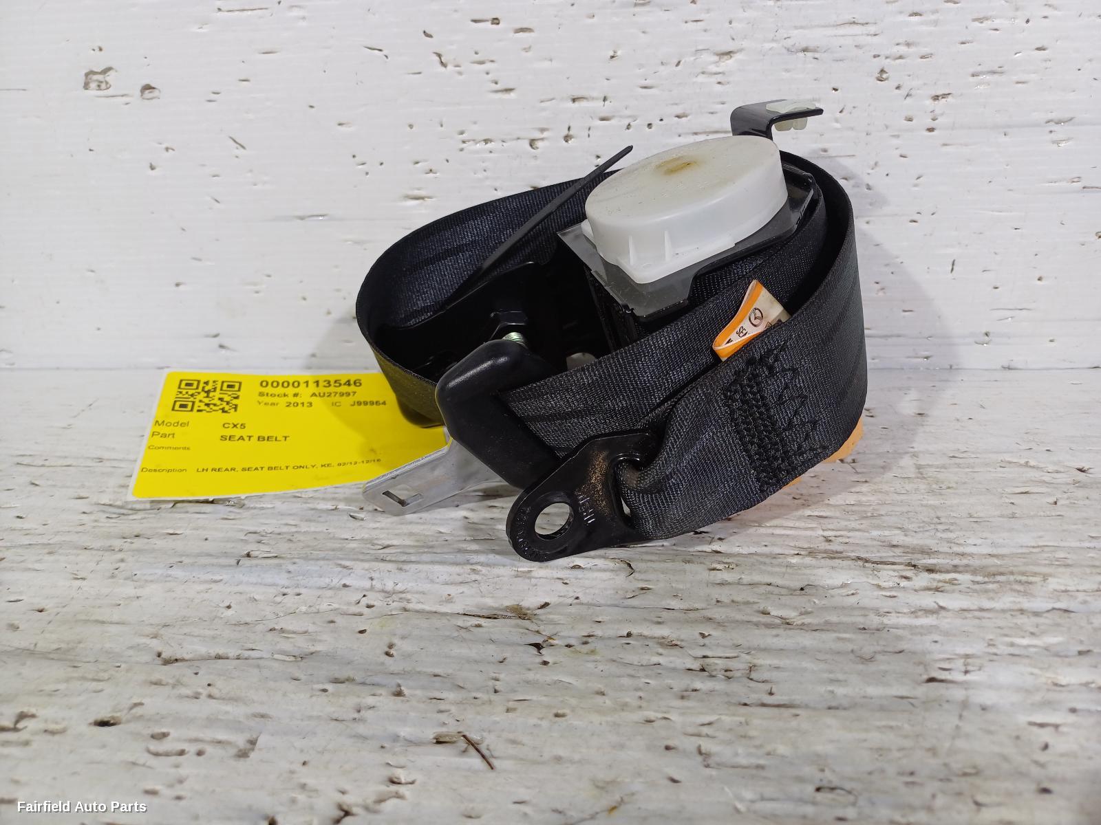 2012-2016 Mazda Cx5 Seatbelt Stalk