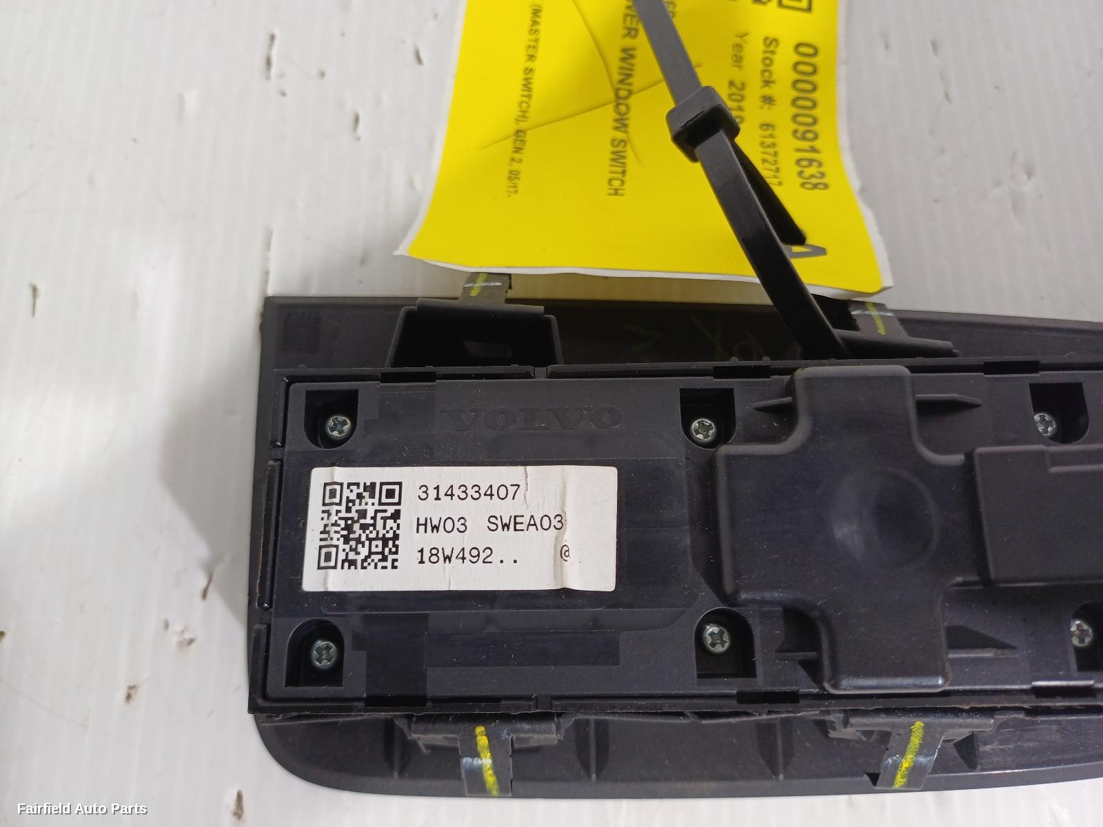 2017-2025 Volvo Xc60 Pwr Dr Wind Switch