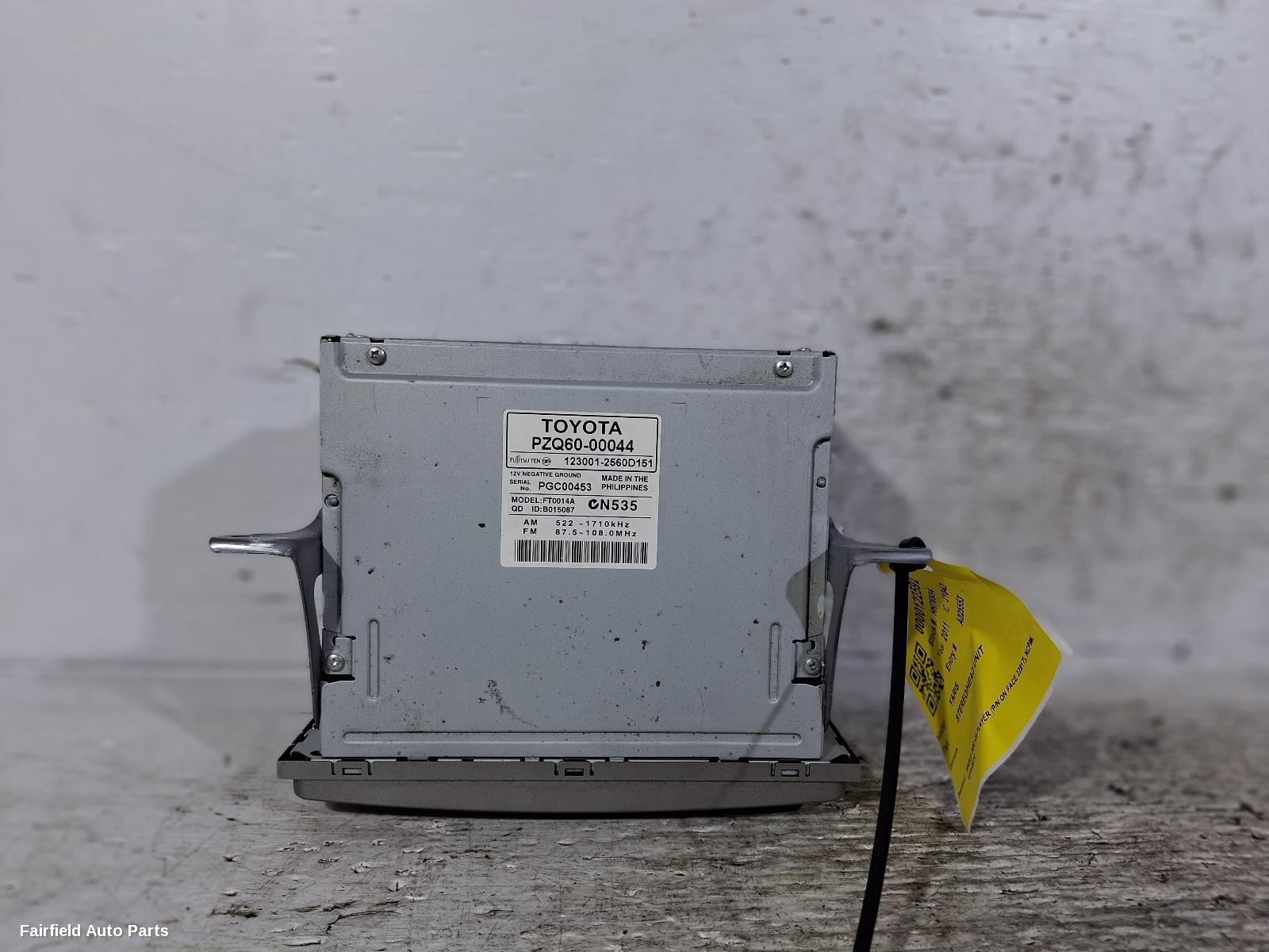 2005-2016 Toyota Yaris Radio Cd Dvd Sat Tv