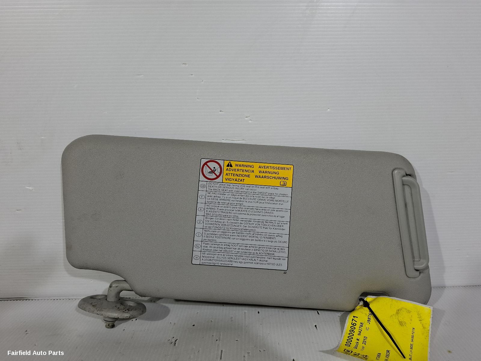 2005-2018 Suzuki Vitara Sunvisor