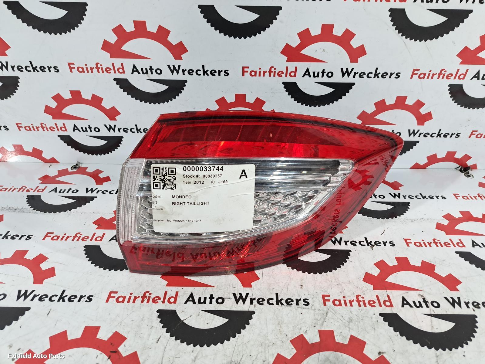 2012 Ford Mondeo Right Taillight