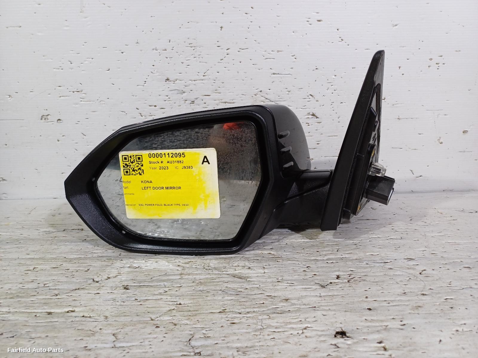 2023-2025 Hyundai Kona Left Door Mirror