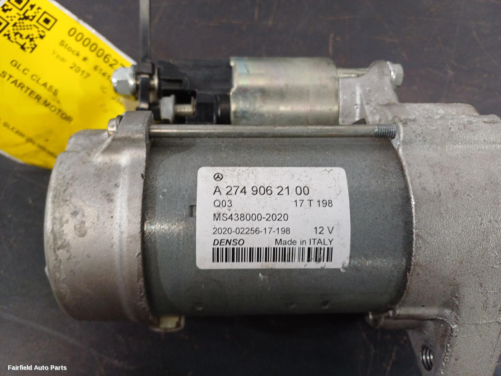 2017 Mercedes Glc Class Starter