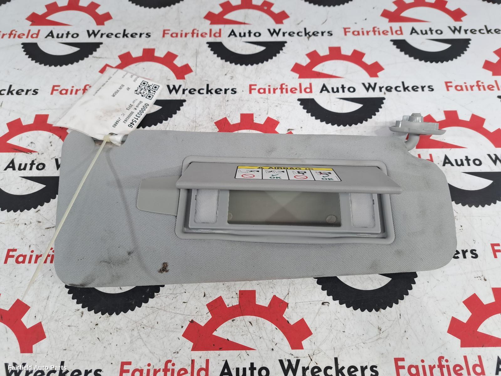 2013 Jaguar Xf Sunvisor