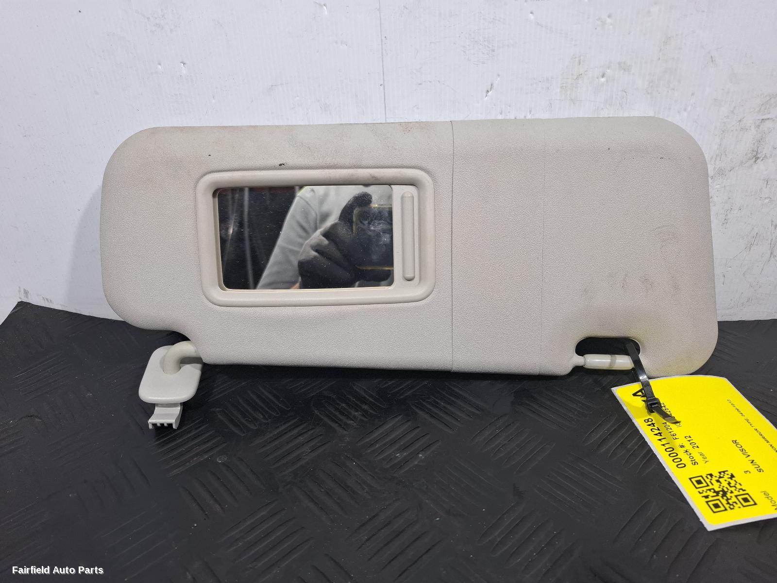 2009-2013 Mazda 3 Sunvisor