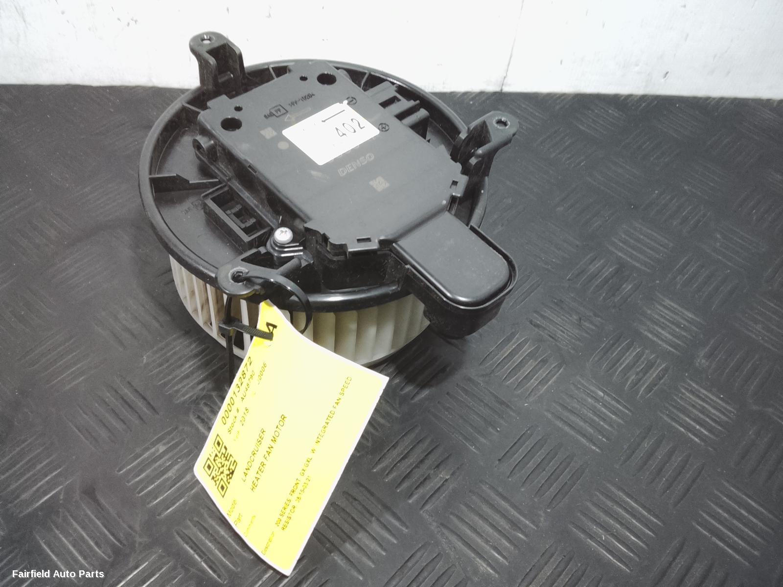 2015-2021 Toyota Landcruiser Heater Fan Motor