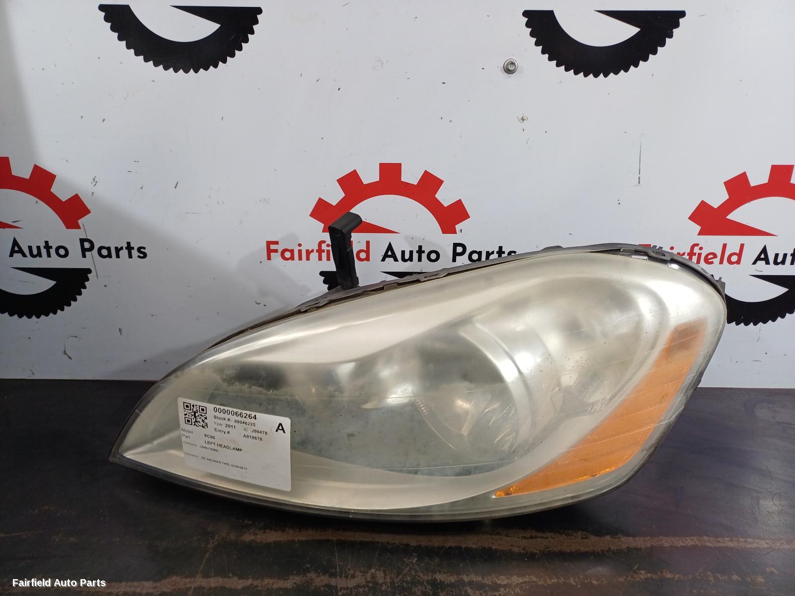 2009-2013 Volvo Xc60 Left Headlamp