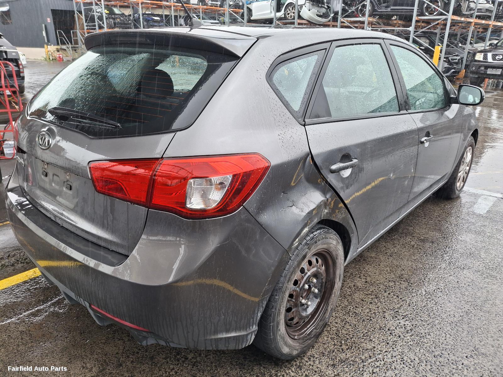 2013 Kia Cerato Bootlid Tailgate