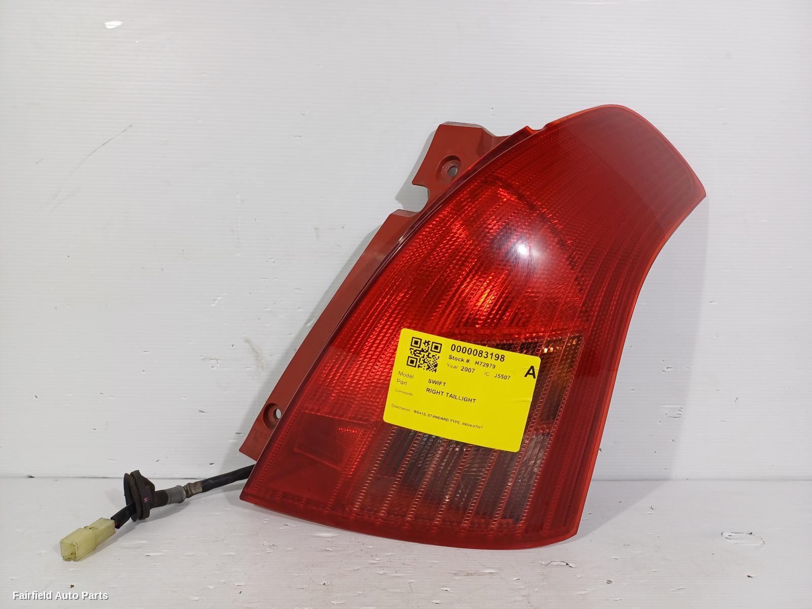 2004-2007 Suzuki Swift Right Taillight