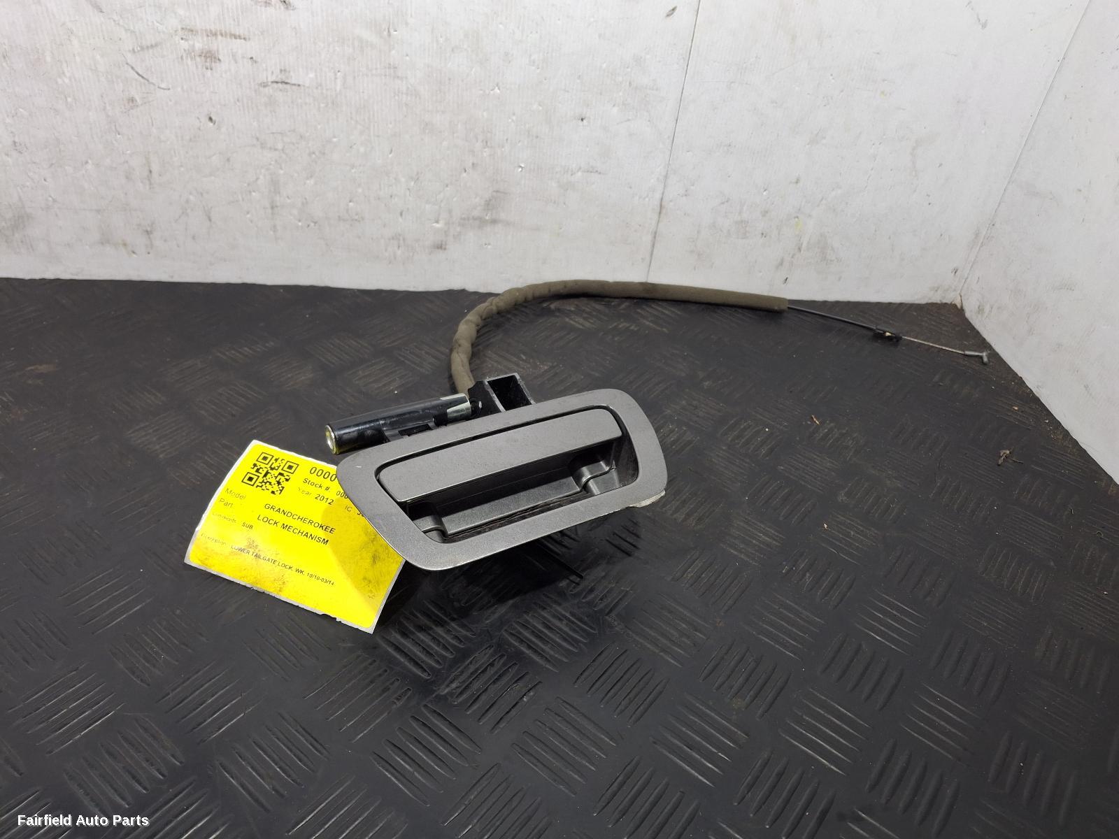 2010-2014 Jeep Grandcherokee Door Boot Gate Lock