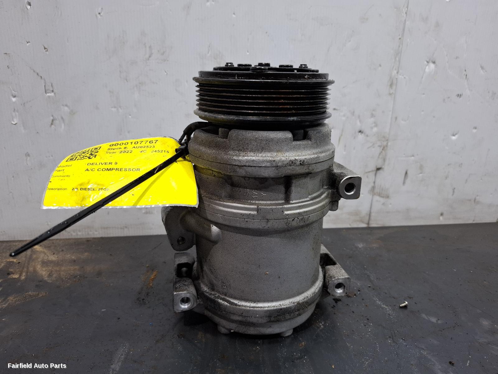 2020-2026 Ldv Deliver 9 A C Compressor