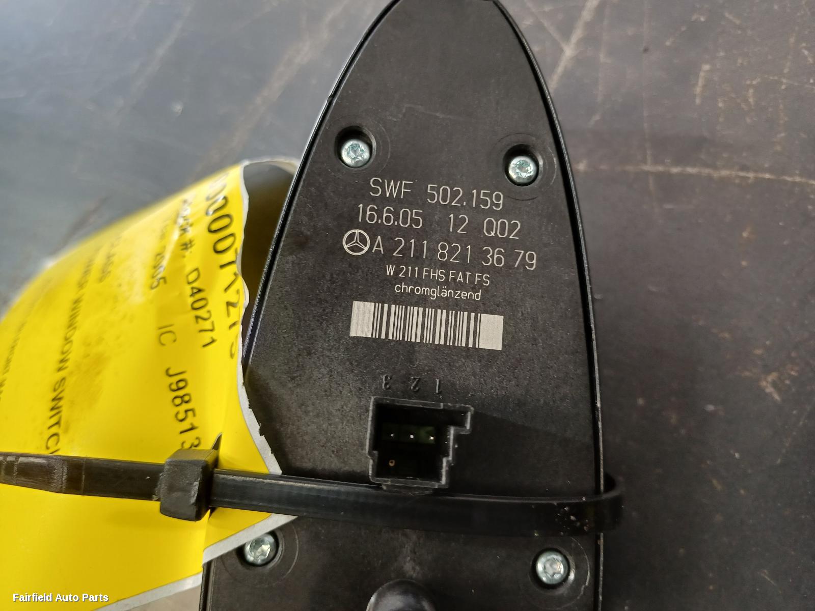 2002-2009 Mercedes E Class Pwr Dr Wind Switch