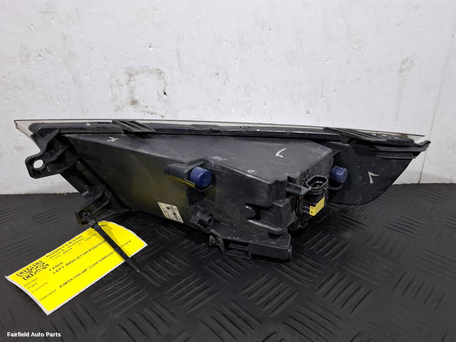 2015-2018 Skoda Fabia Left Indicator Fog Side