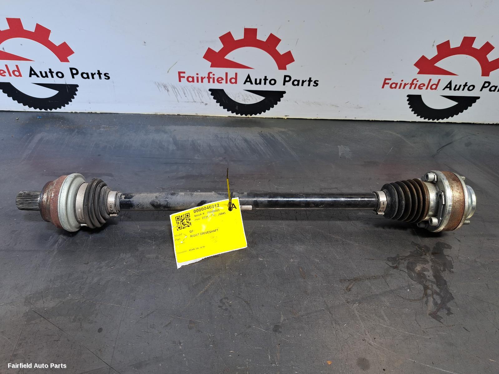 2016-2025 Audi Q2 Right Driveshaft