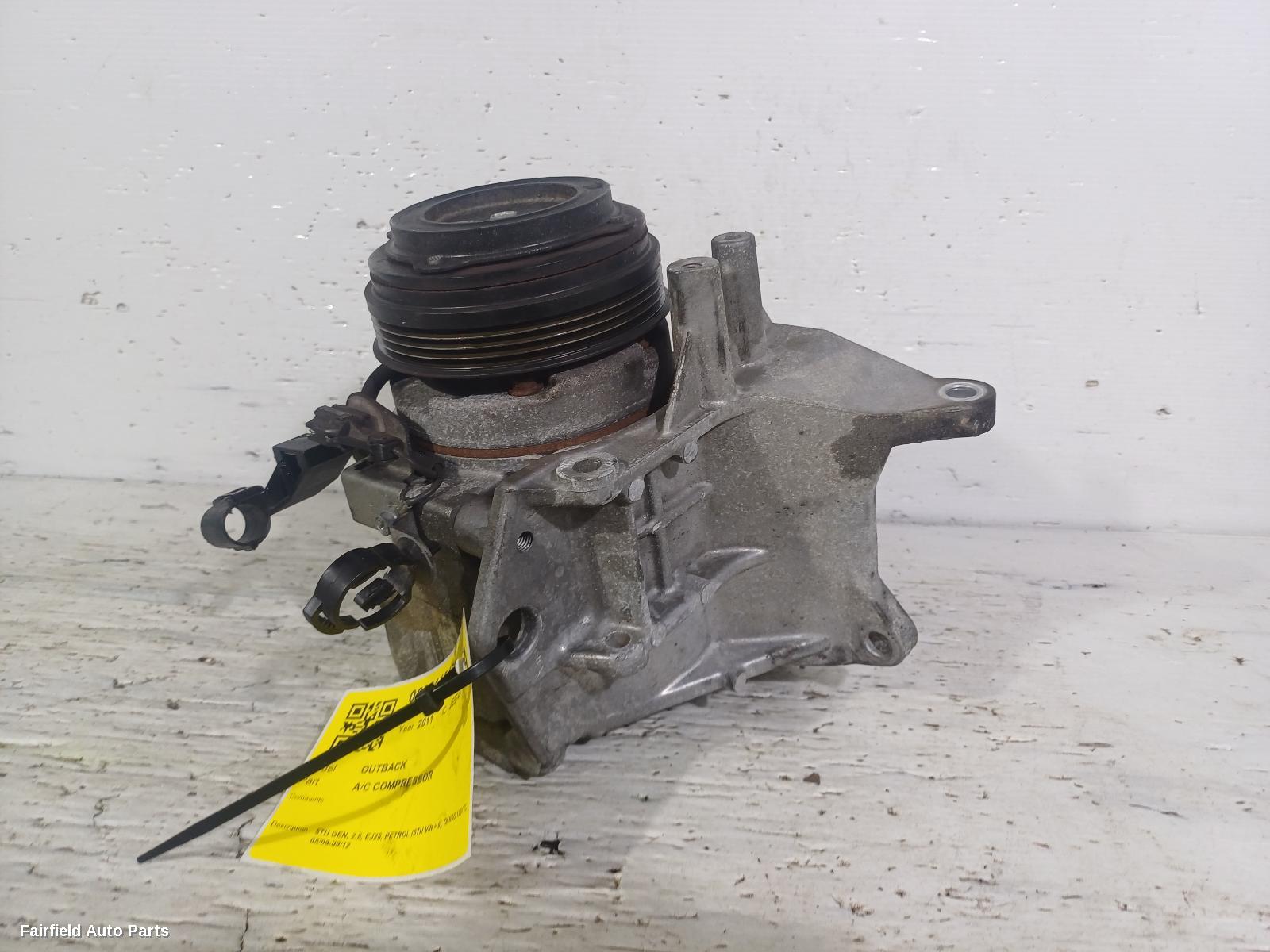 2009-2012 Subaru Outback A C Compressor