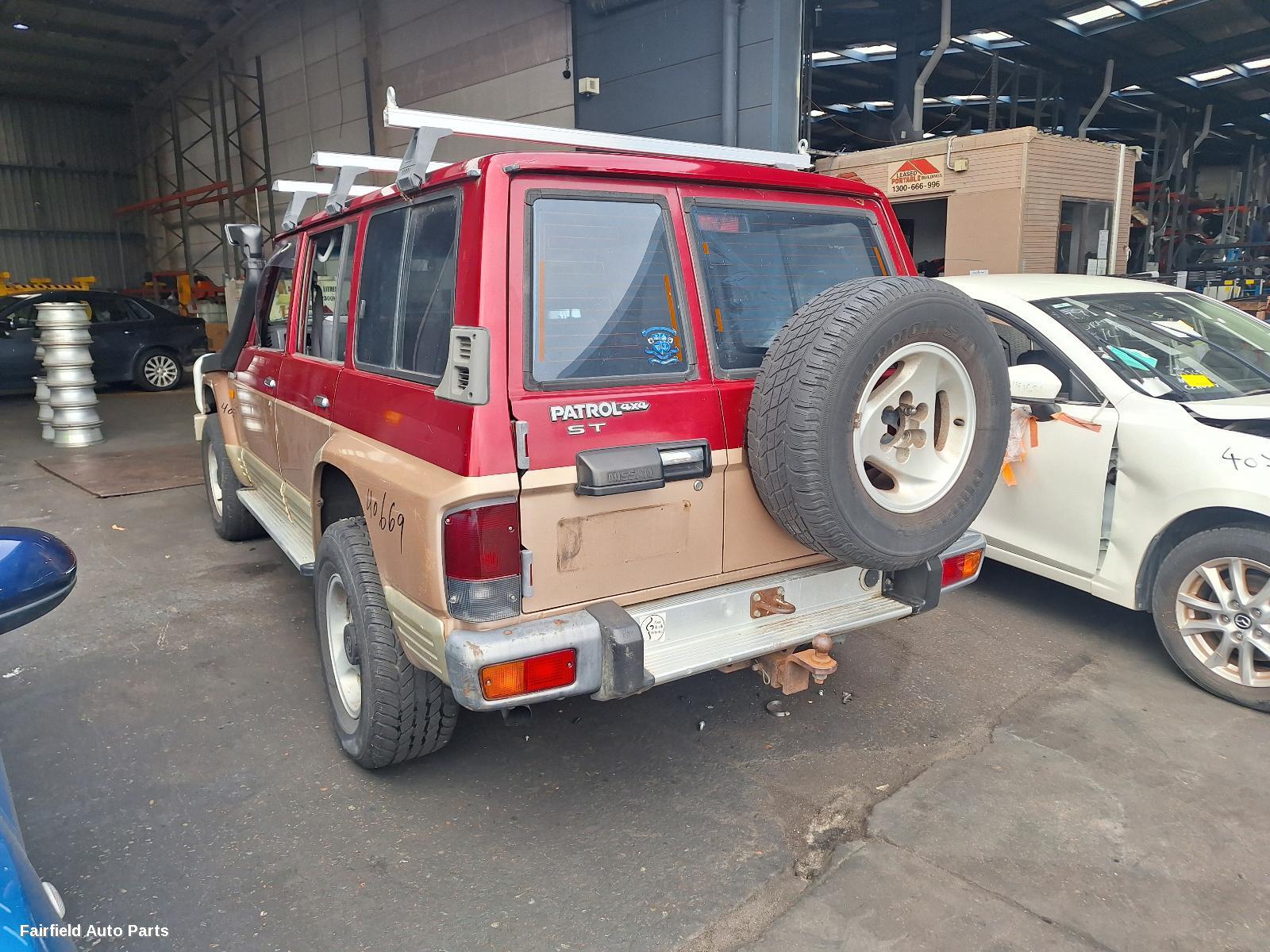 1992 Nissan Patrol Bootlid Tailgate