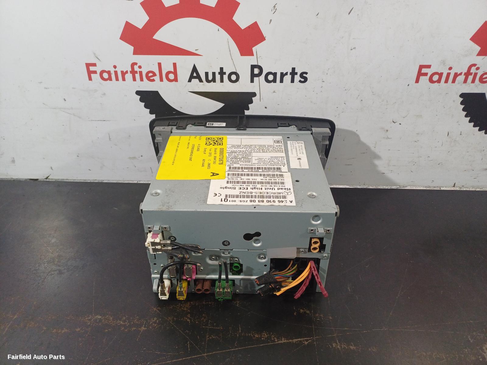 2012-2018 Mercedes A Class Radio Cd Dvd Sat Tv