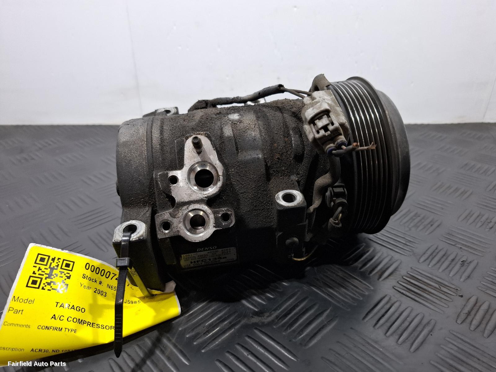 2000-2006 Toyota Tarago A C Compressor