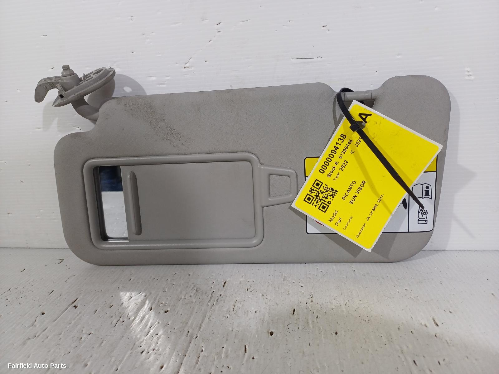 2017-2025 Kia Picanto Sunvisor
