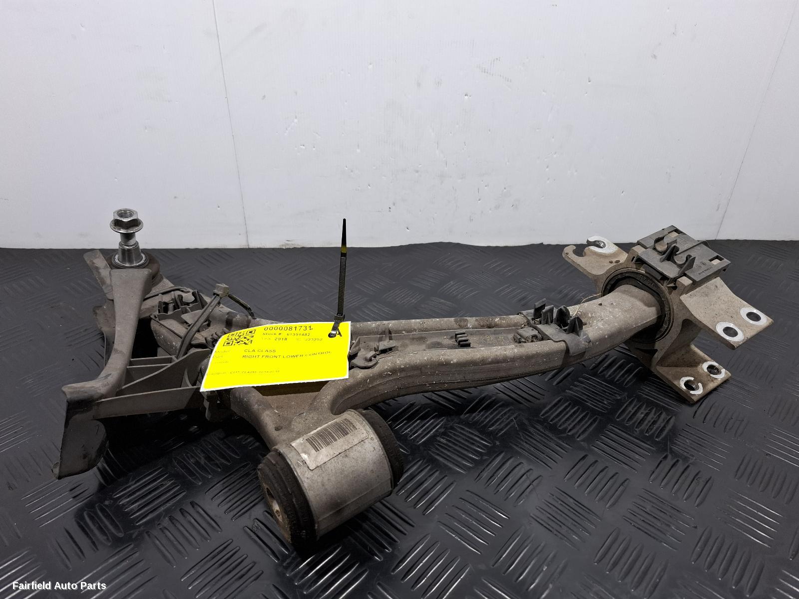 2013-2019 Mercedes Cla Class Right Front Lower Control Arm
