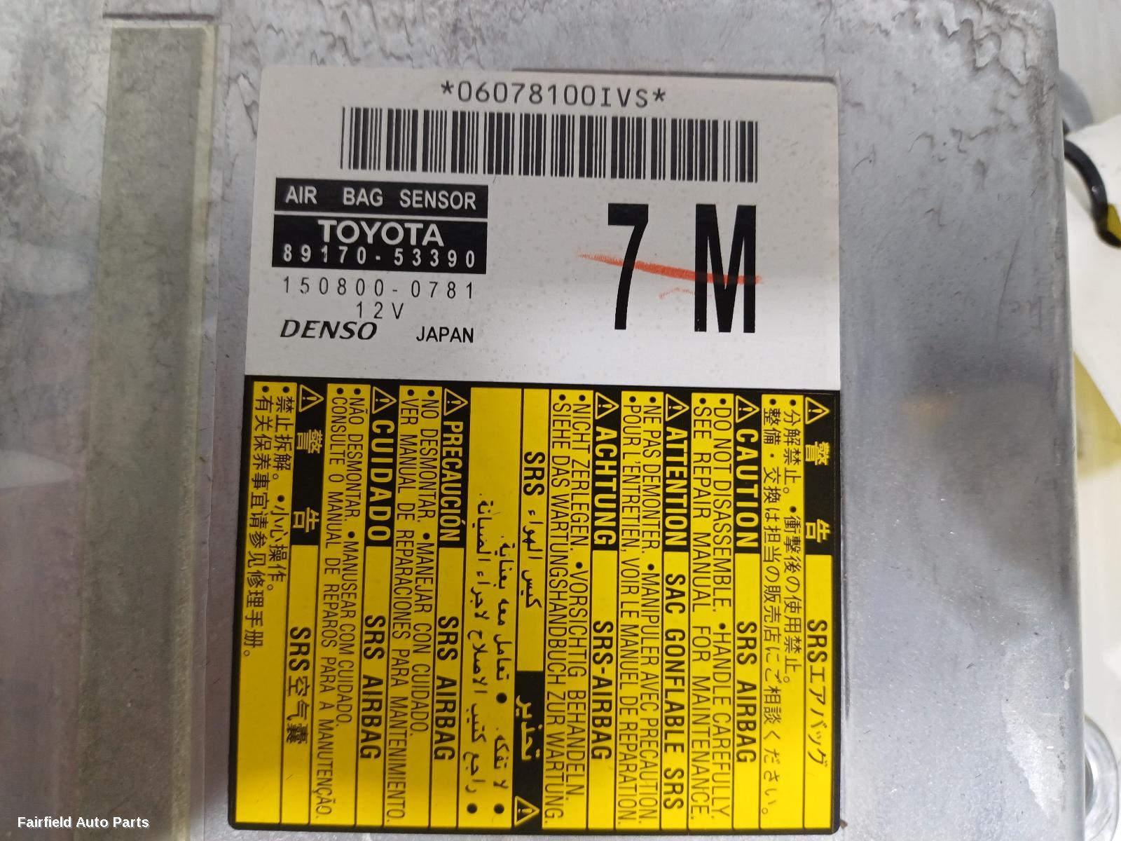 2014 Lexus Is Series Airbag Module Sensor