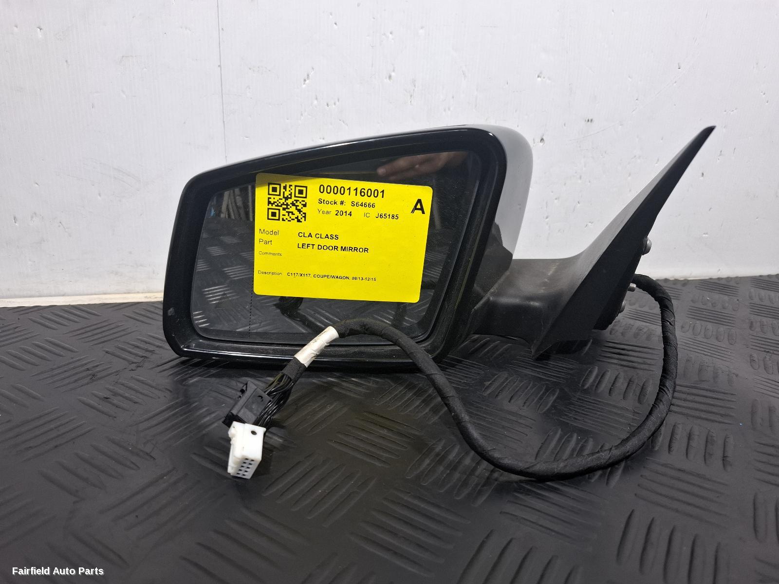 2013-2015 Mercedes Cla Class Left Door Mirror