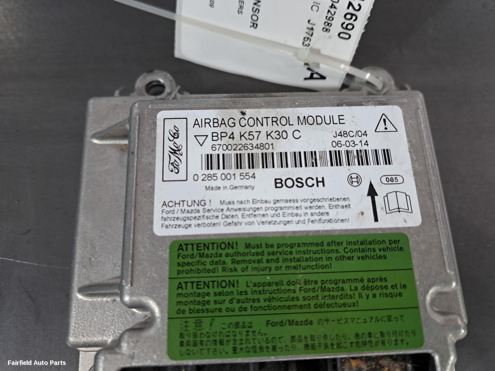 2003-2009 Mazda 3 Airbag Module Sensor