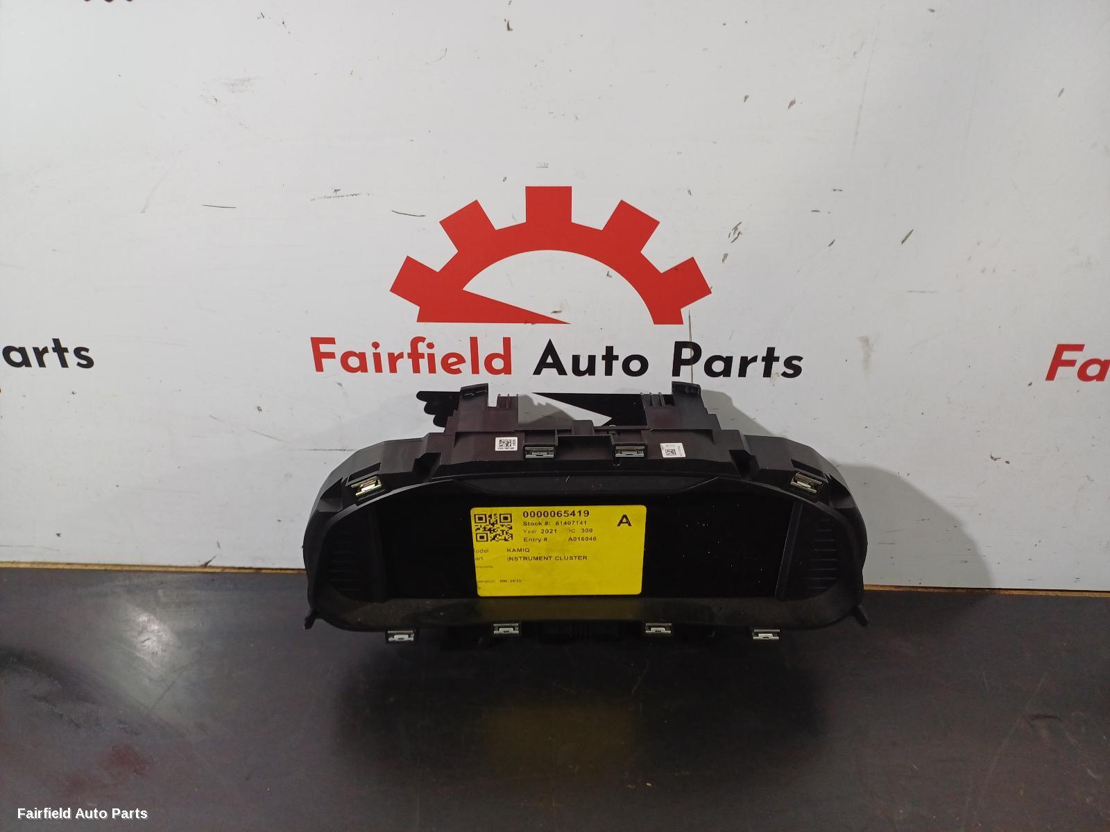 2020-2025 Skoda Kamiq Instrument Cluster