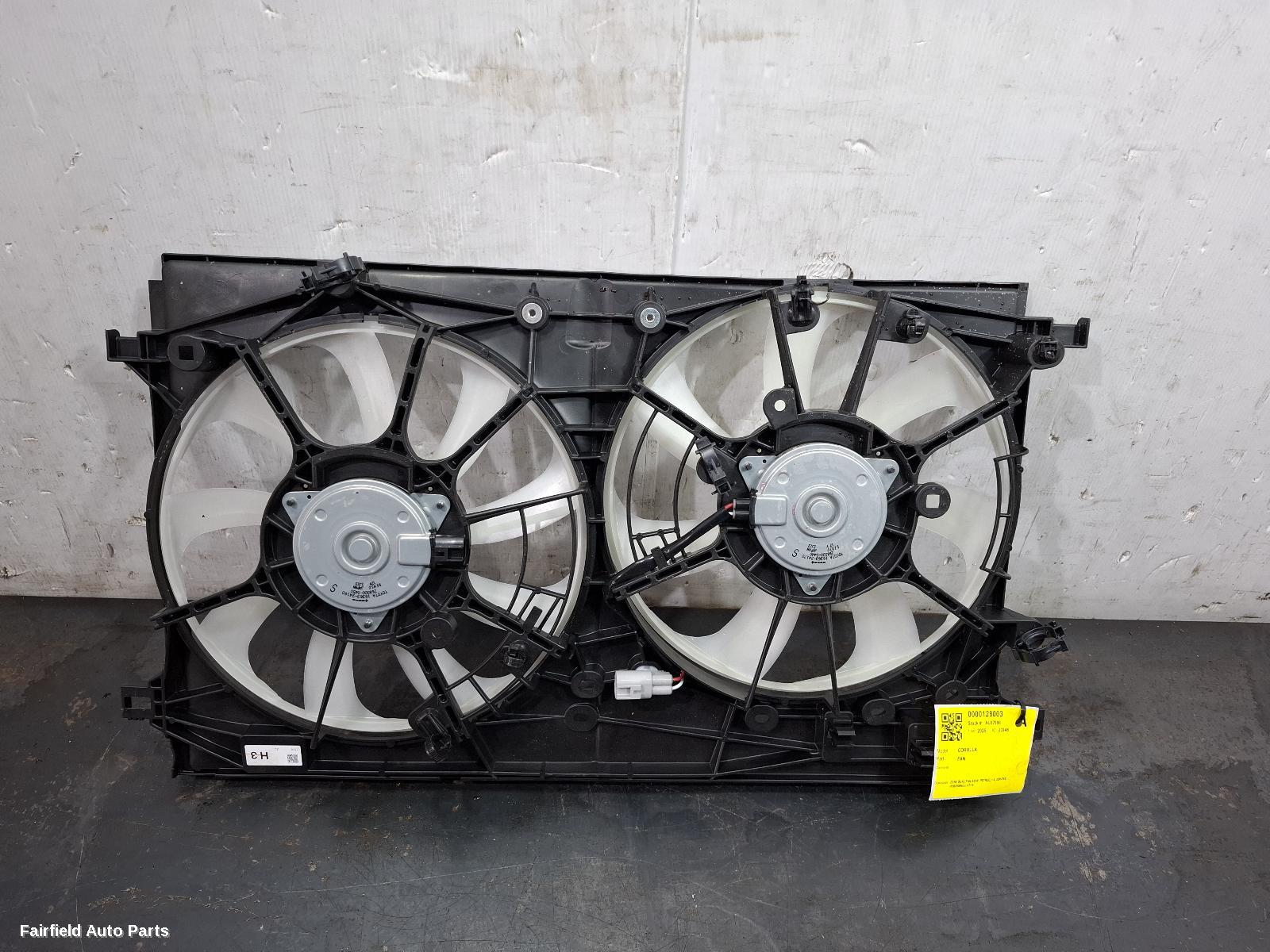 2018-2026 Toyota Corolla Fan