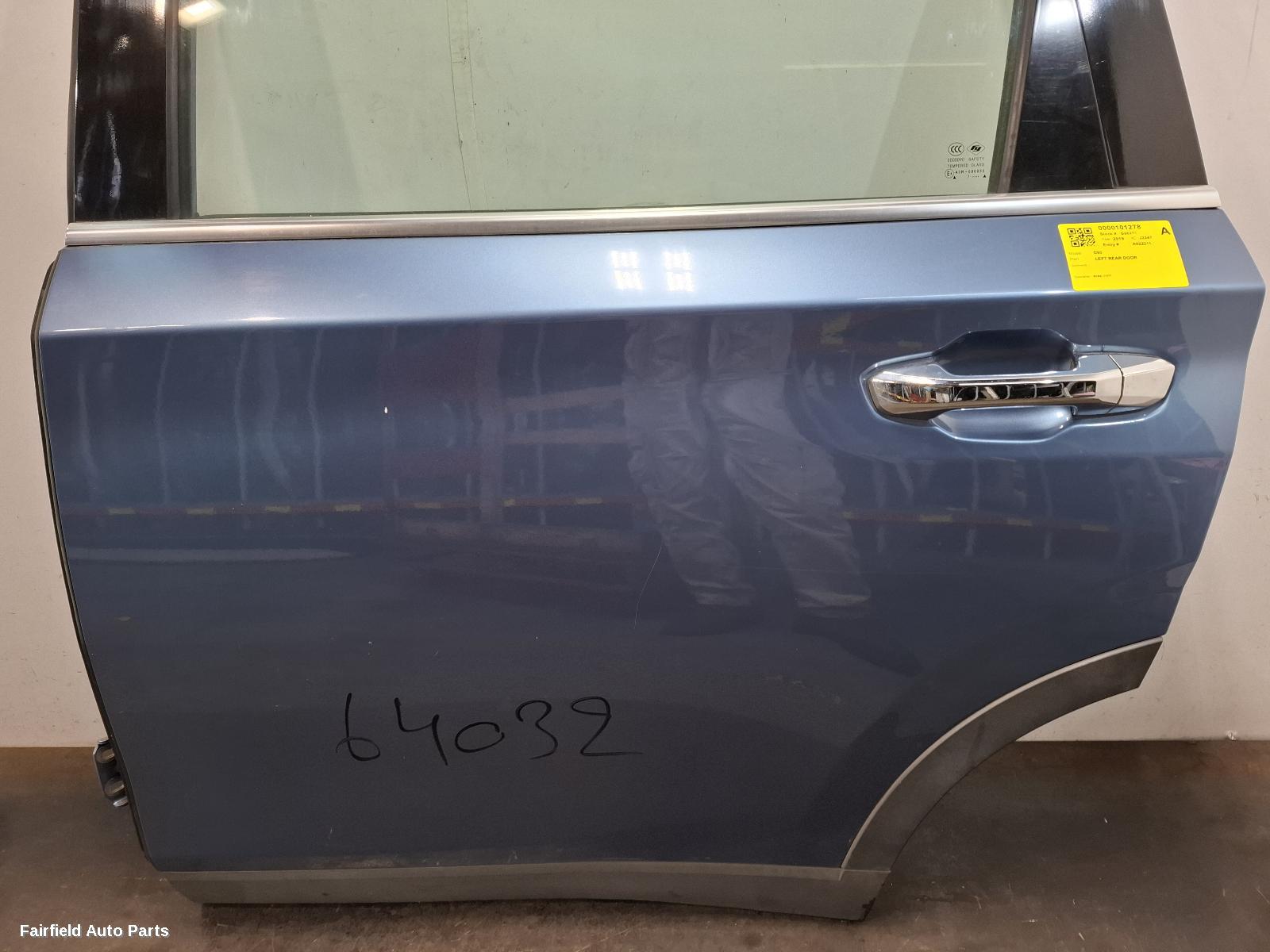 2017-2025 Ldv D90 Left Rear Door Sliding