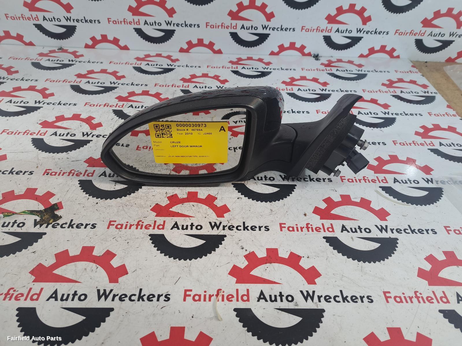 2010 Holden Cruze Left Door Mirror